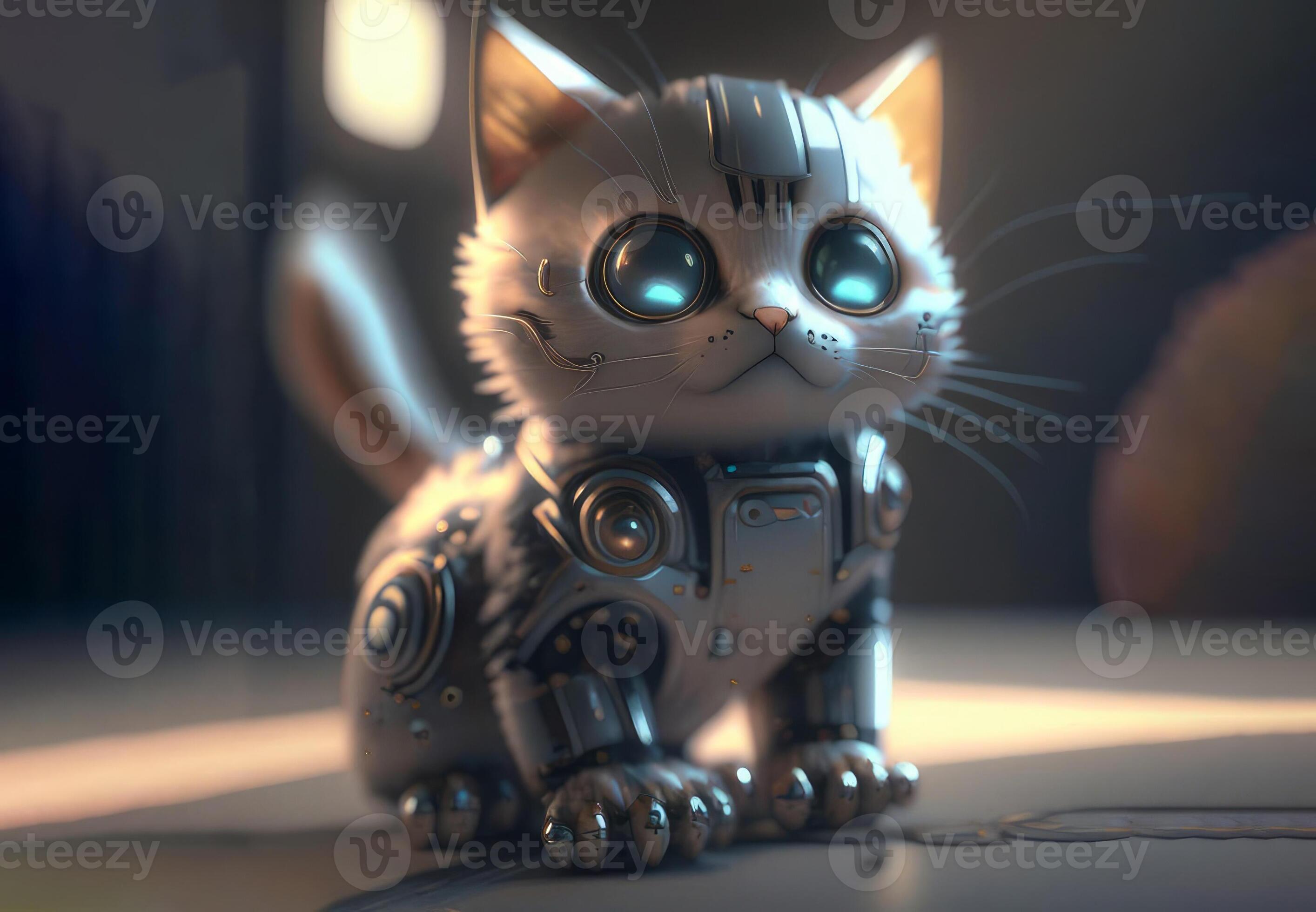 Free AI Robo Cat NFT Maker: Create AI-generated Robo Cat NFT Images, Videos  & Animations