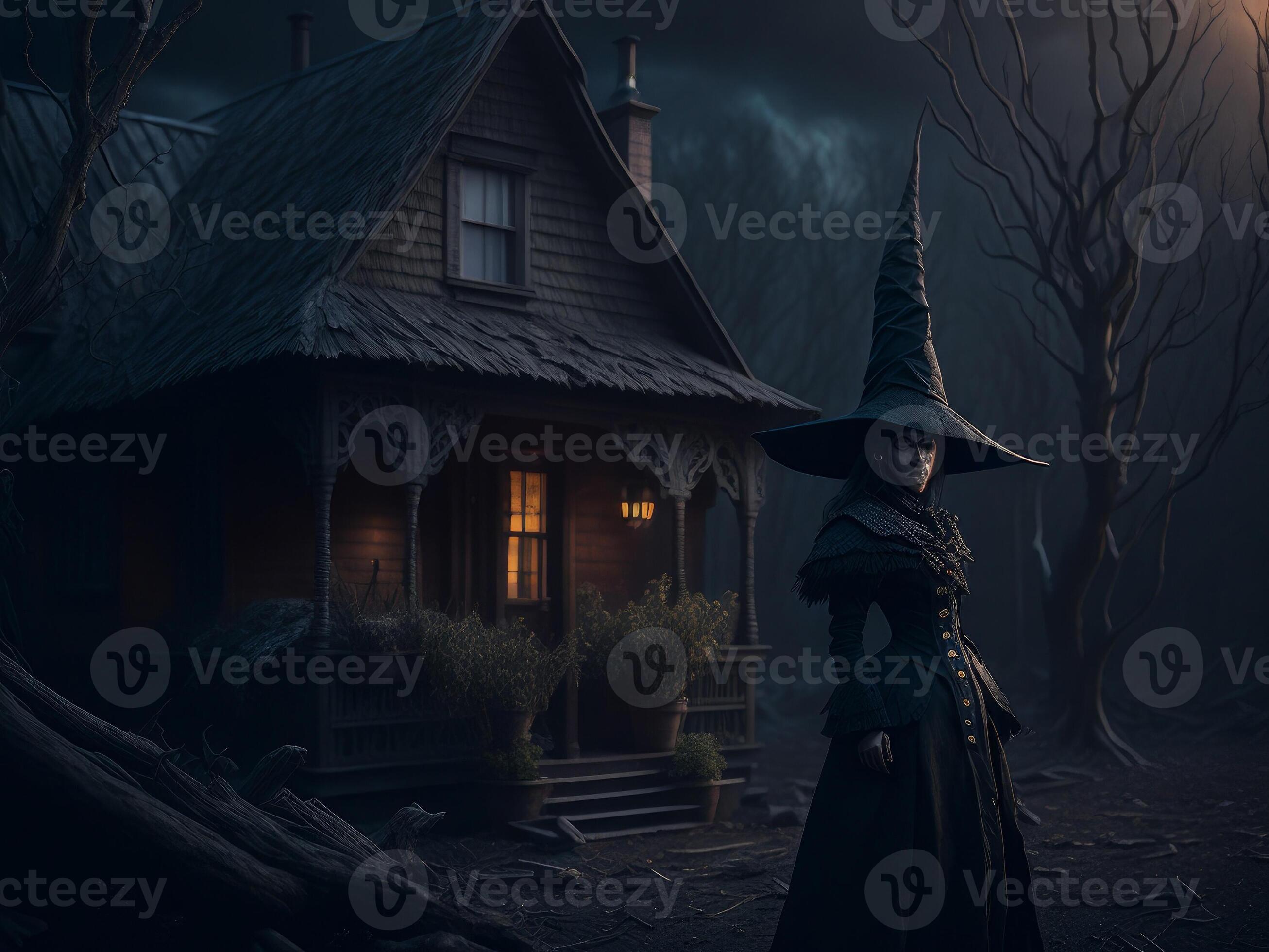 witch black wallpaper