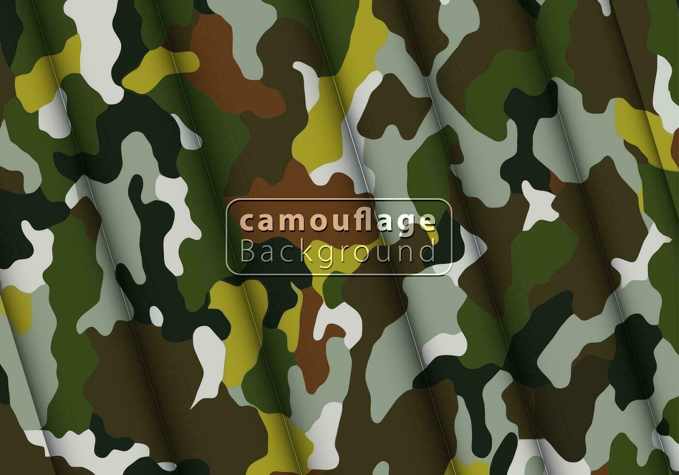 Camouflage background textile uniform vector image