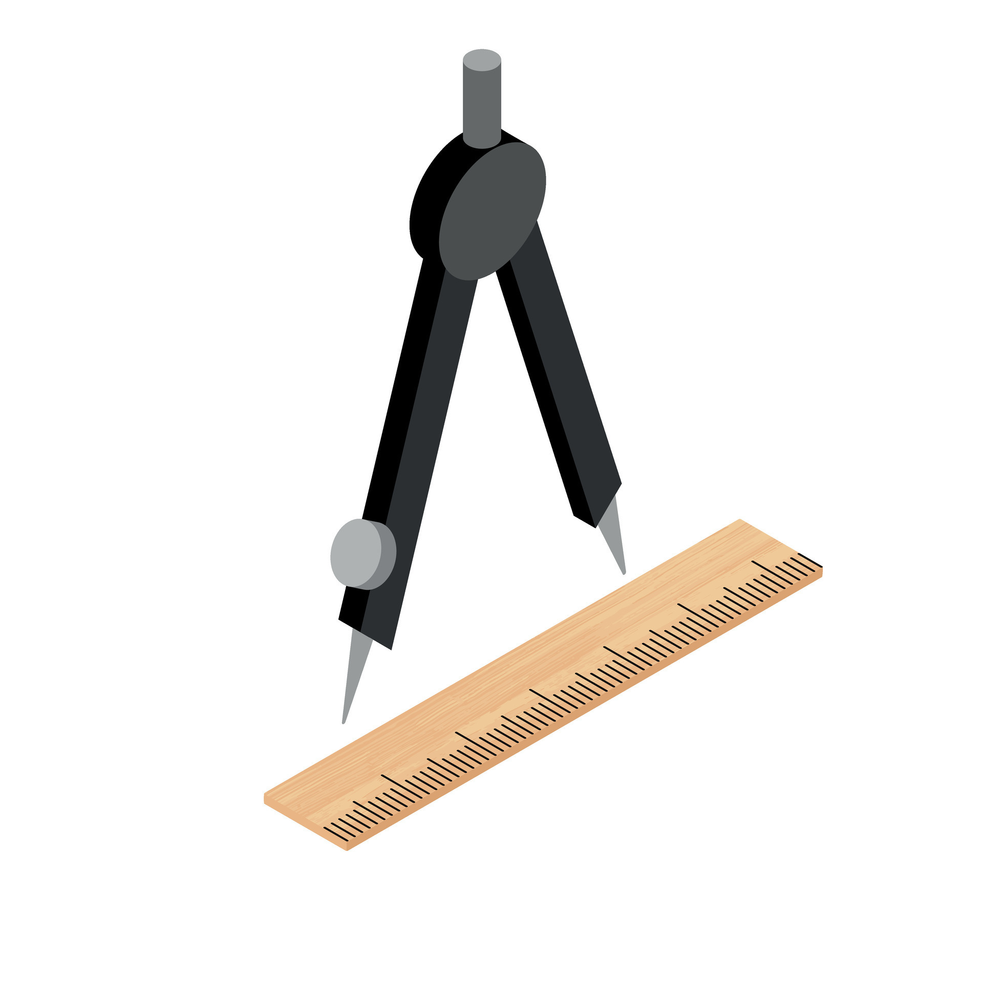 Chalkboard Drawing Of Drafting Tools Stock Illustration - Download Image  Now - Ruler, Drawing Compass, Work Tool - iStock