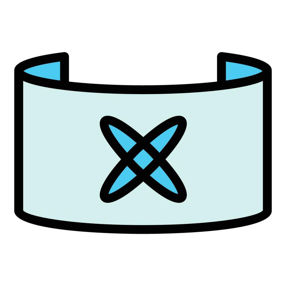Virtual videogame icon vector flat