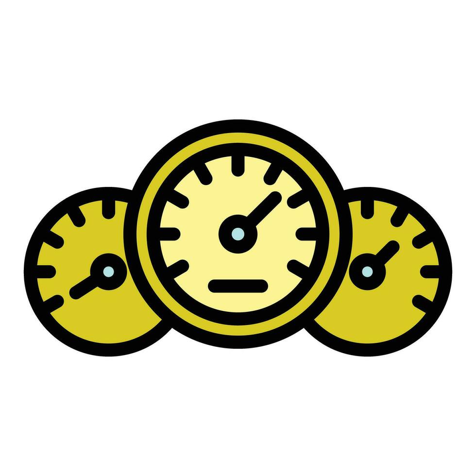 Autopilot car icon vector flat