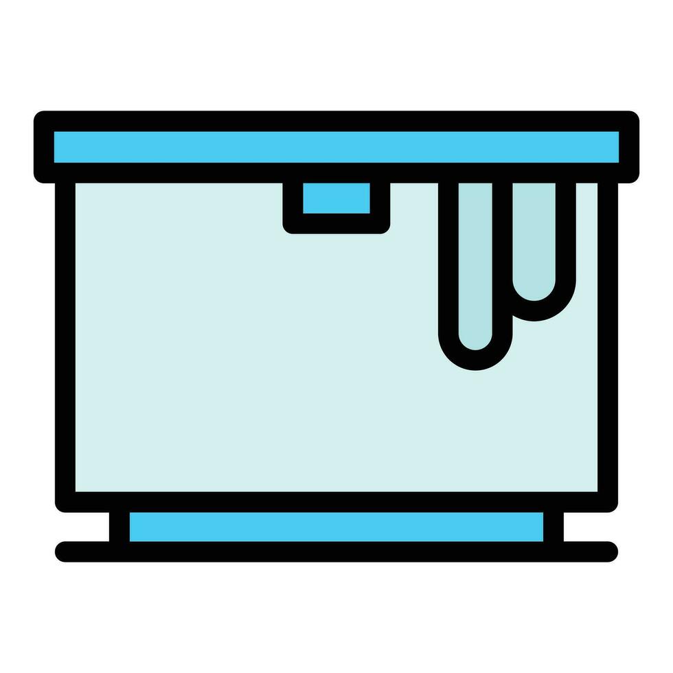 Repair refrigerator icon vector flat