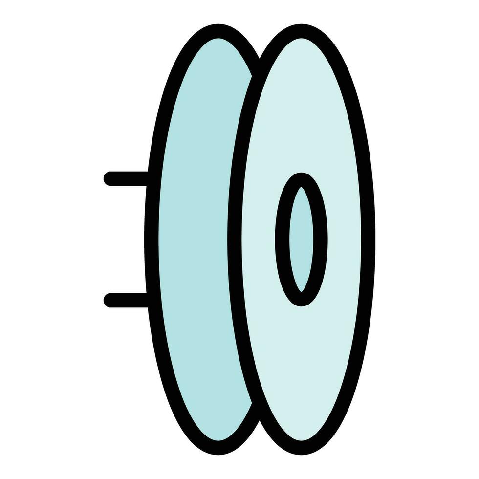 Refrigerator device icon vector flat