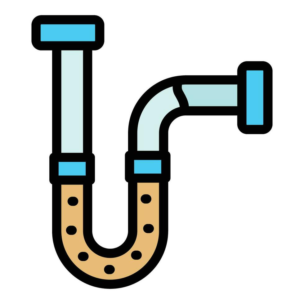 Plumbing icon vector flat