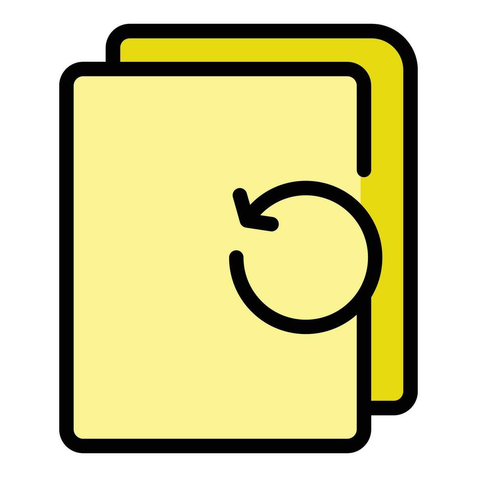 Files backup icon vector flat