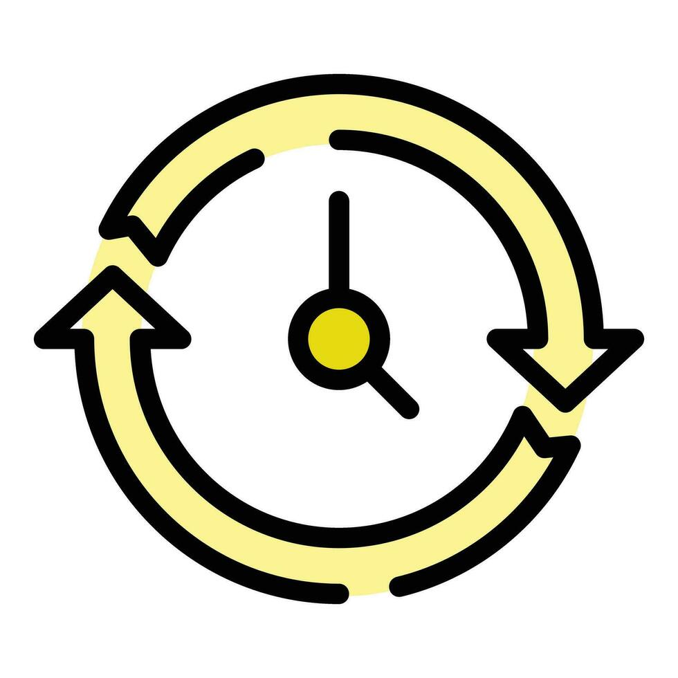 Update refresh icon vector flat