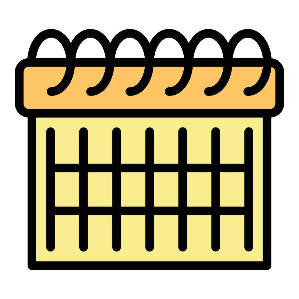 Event planner performing icon vector flat