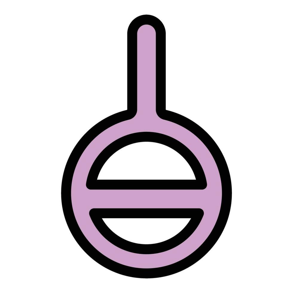 Gender identity agender icon vector flat