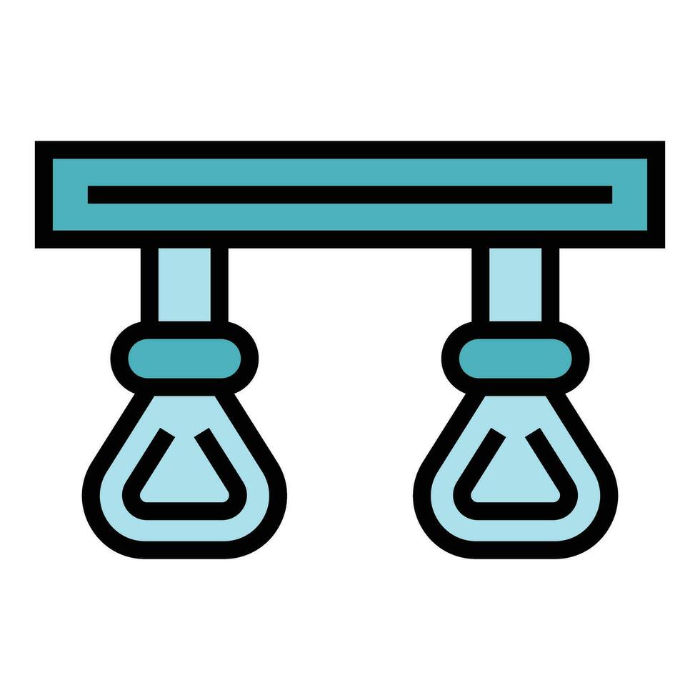 Subway train handle icon vector flat