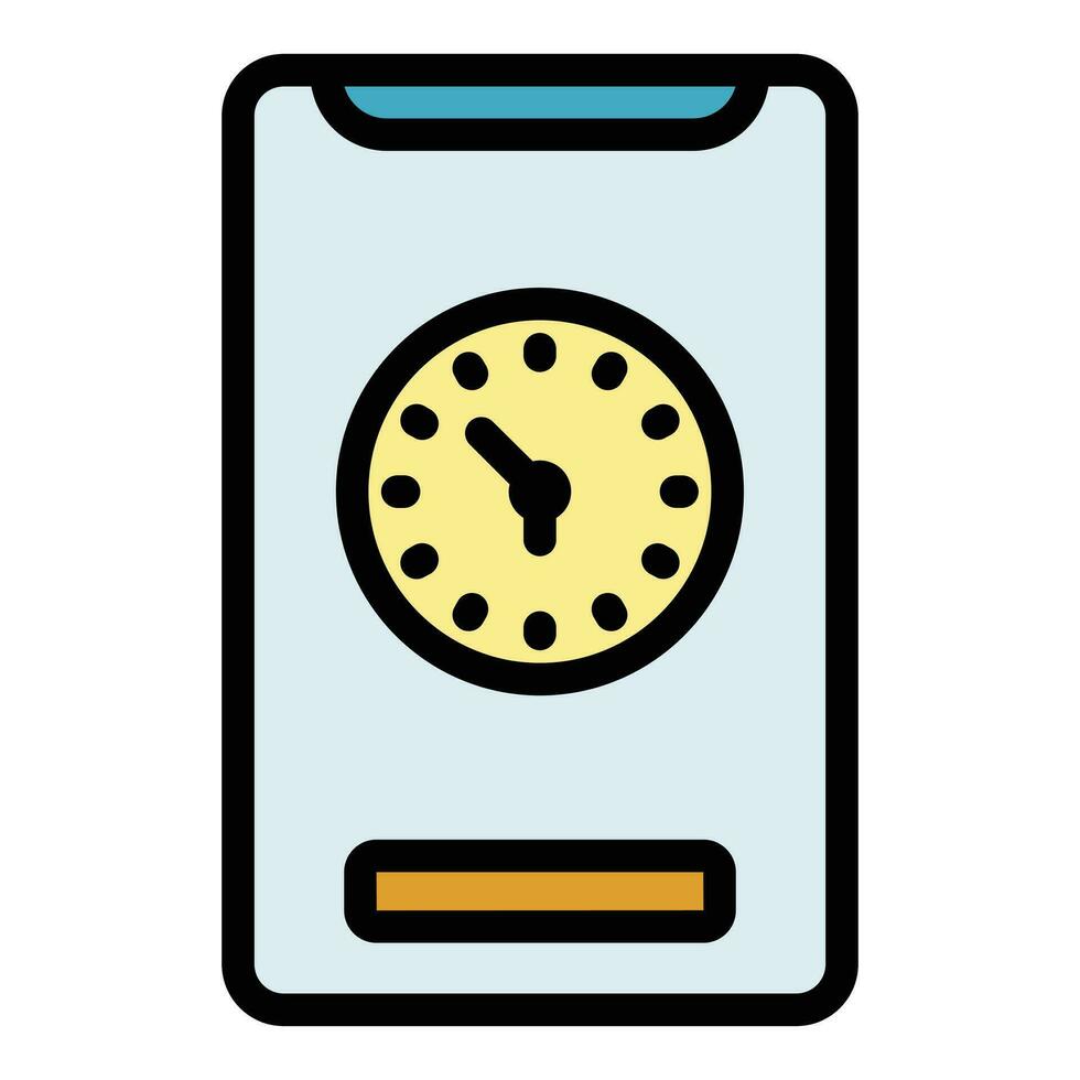 Smartphone manager icon vector flat