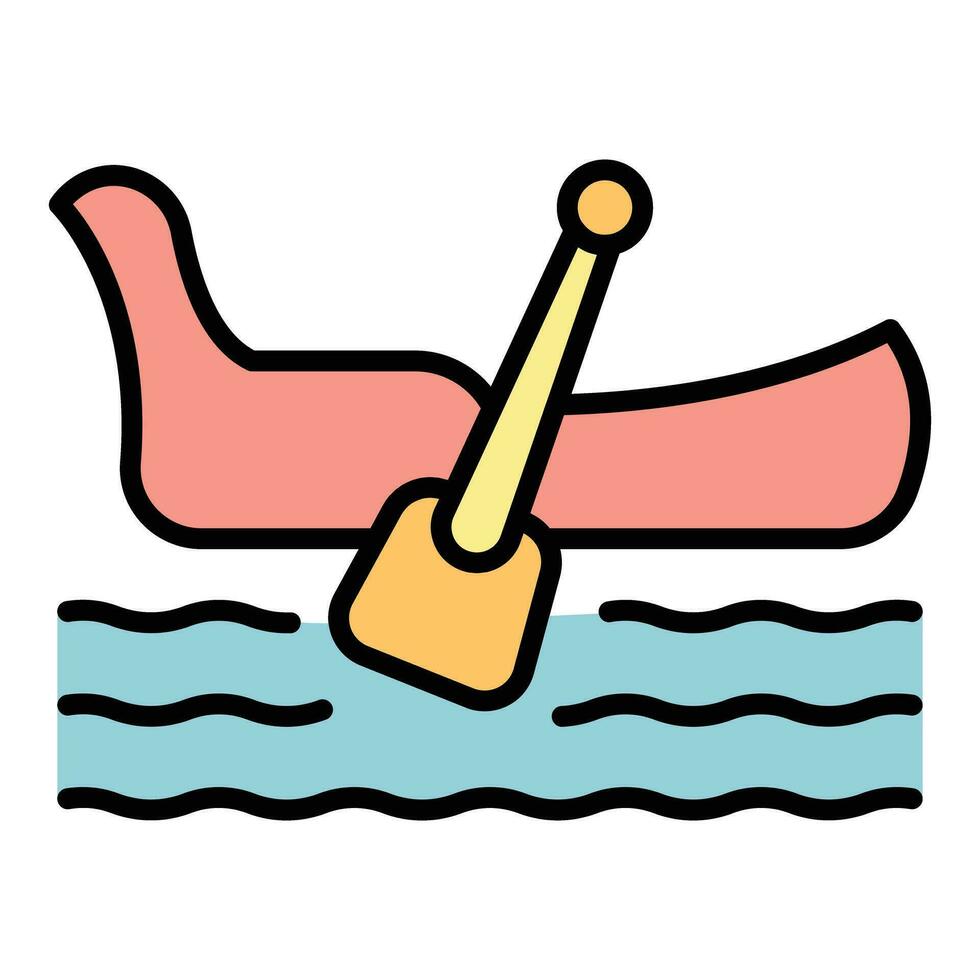 Gondola icon vector flat