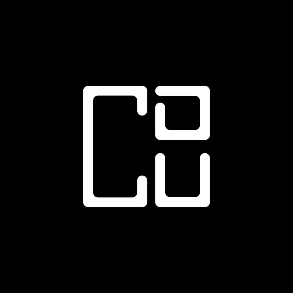 cdu letra logo creativo diseño con vector gráfico, cdu sencillo y moderno logo. cdu lujoso alfabeto diseño