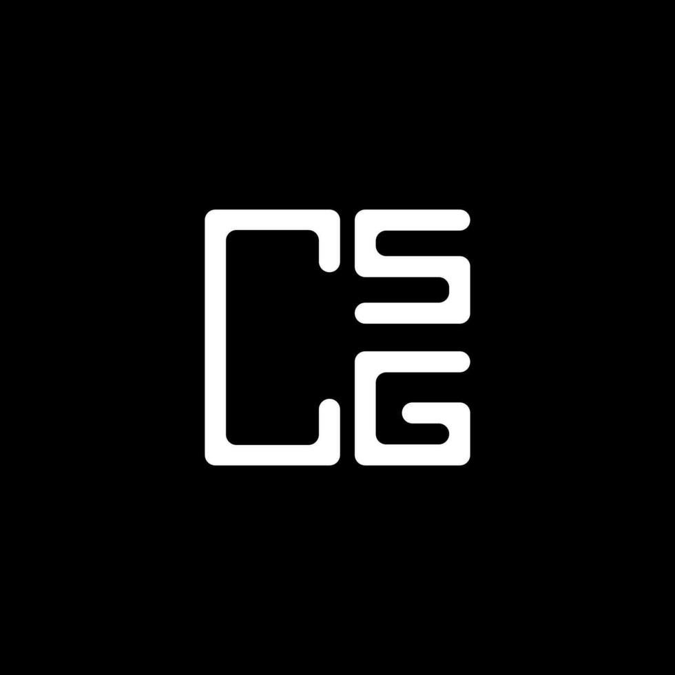 CSG letter logo creative design with vector graphic, CSG simple and modern logo. CSG luxurious alphabet design