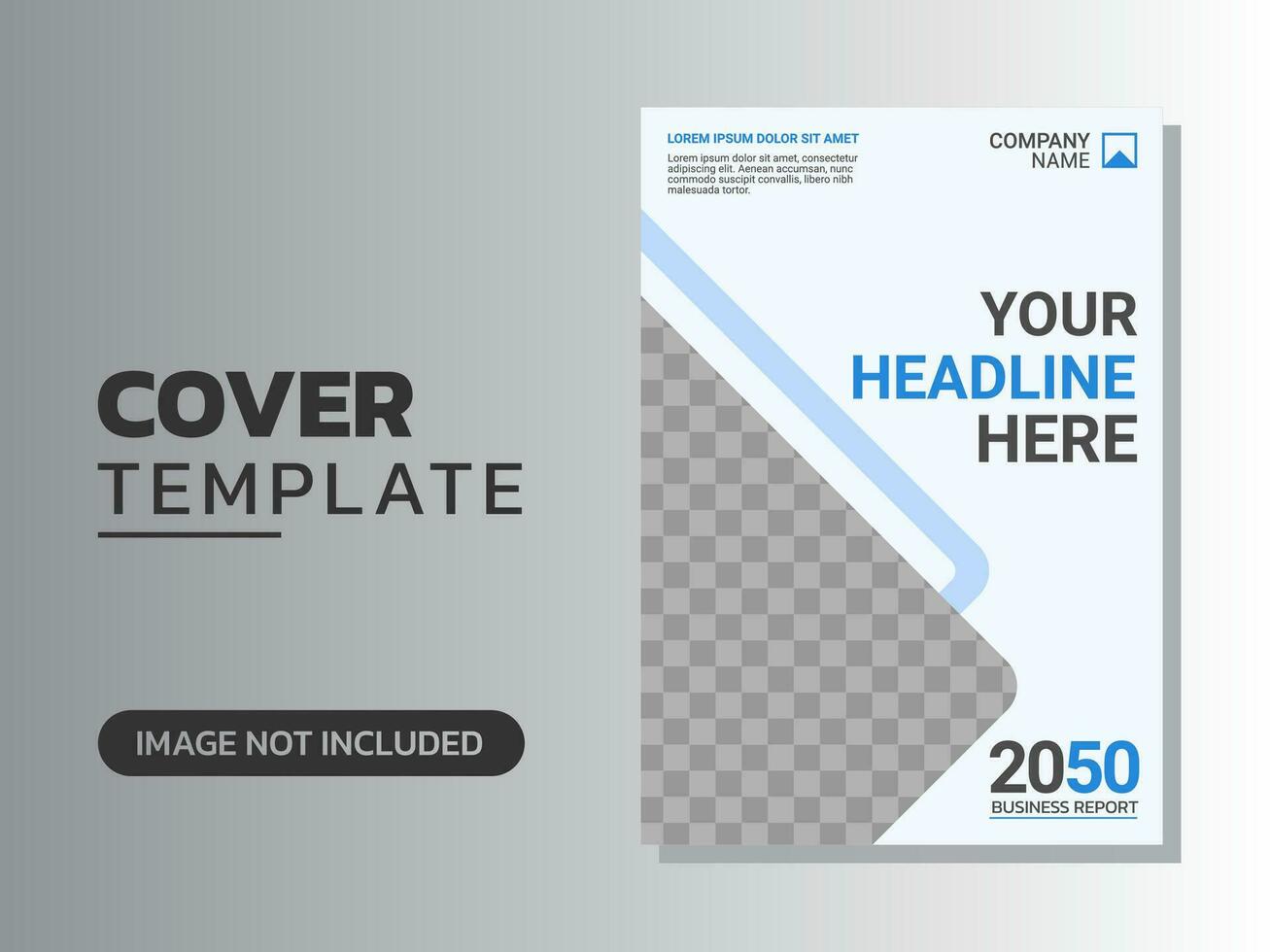 Creative corporate book cover design vector