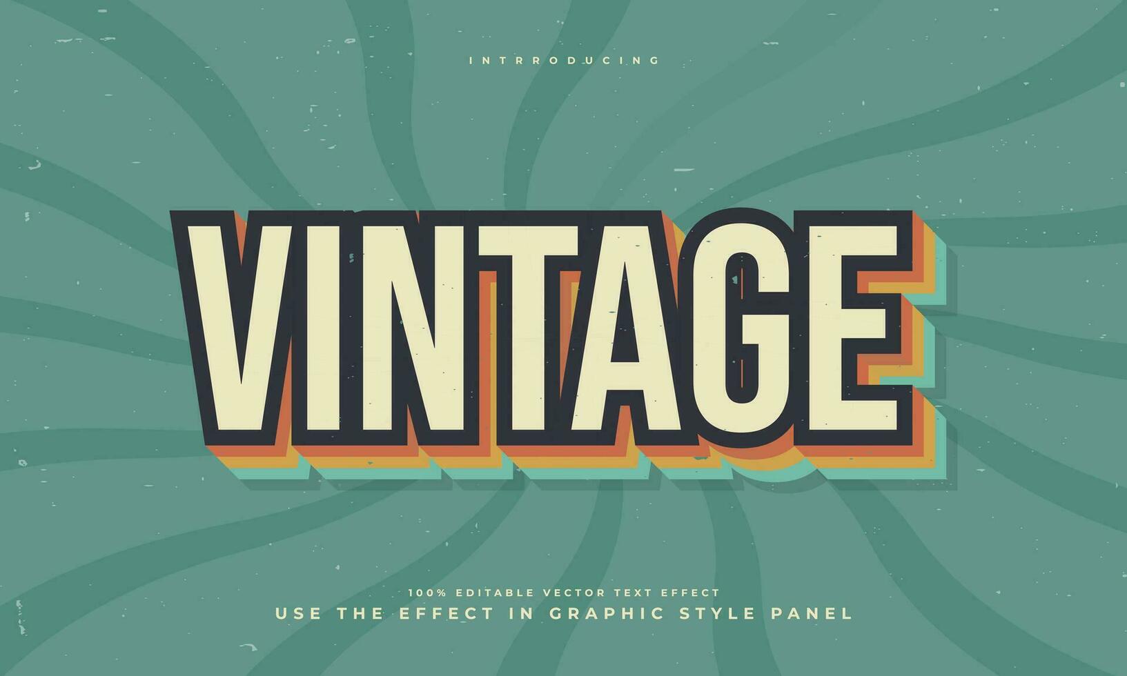 vintage retro grunge texture style editable colorful rainbow vector ...
