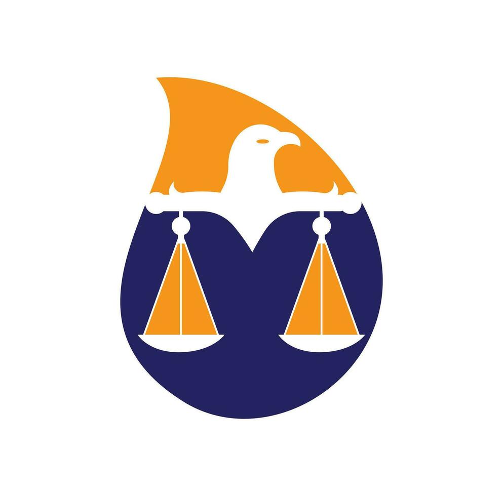 ley justicia logo diseño modelo. vector