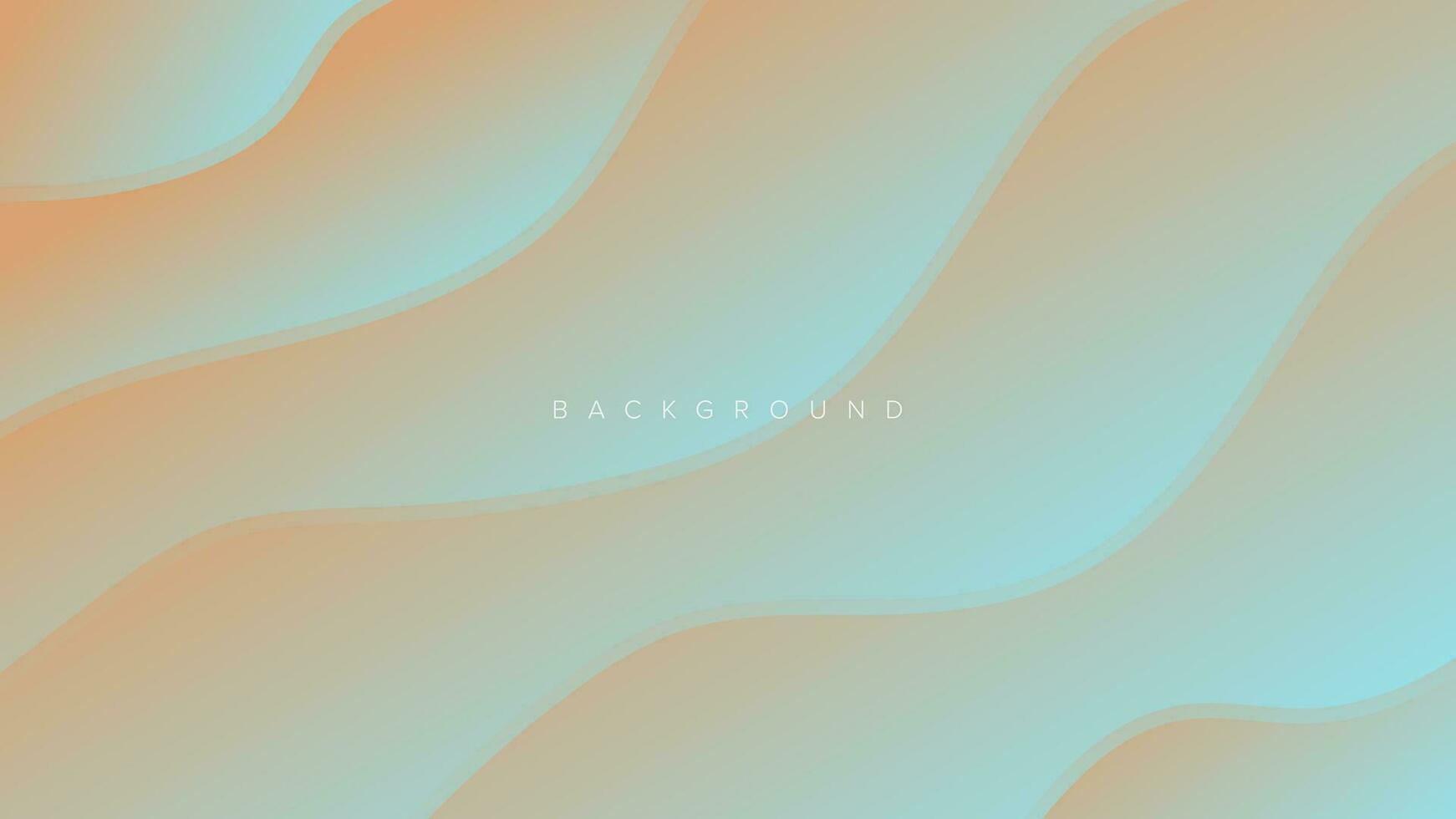 Abstract background banner wave gradient color design vector