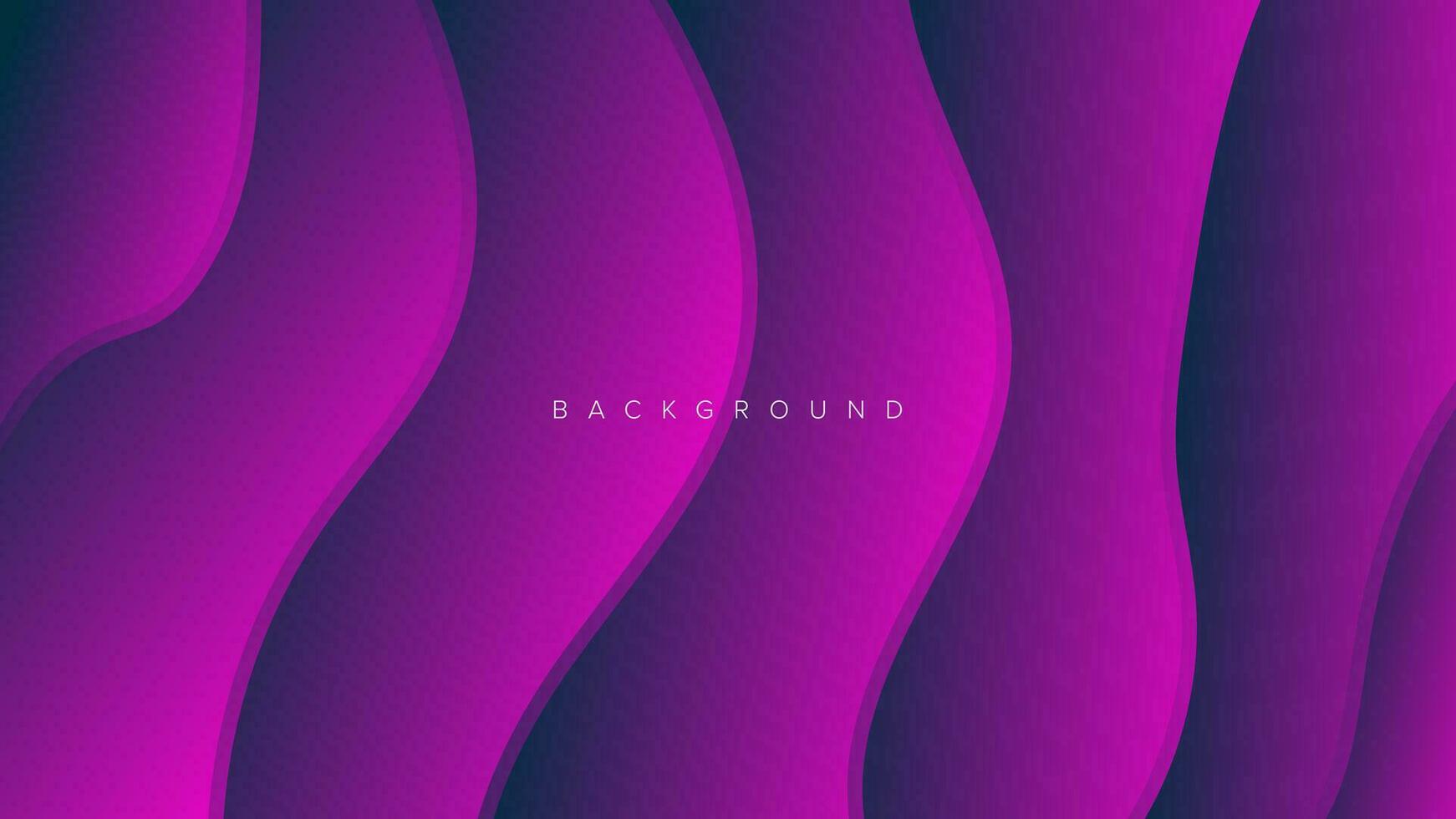 Abstract background banner wave gradient color design vector