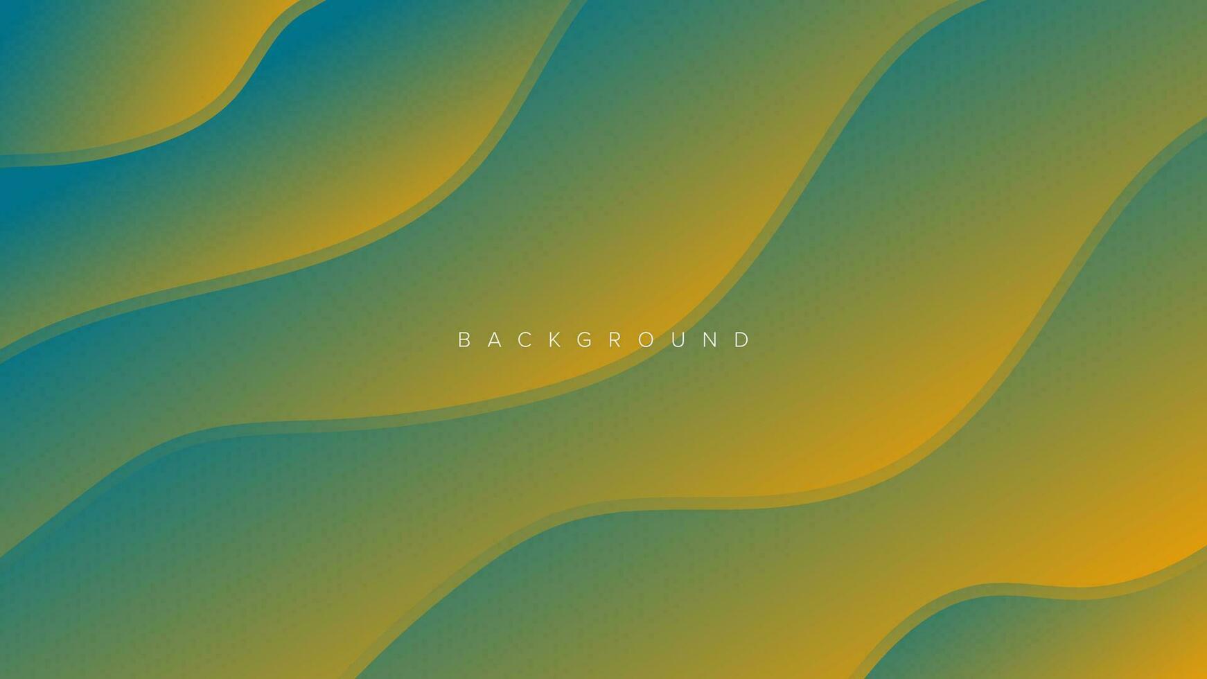 Abstract background banner wave gradient color design vector