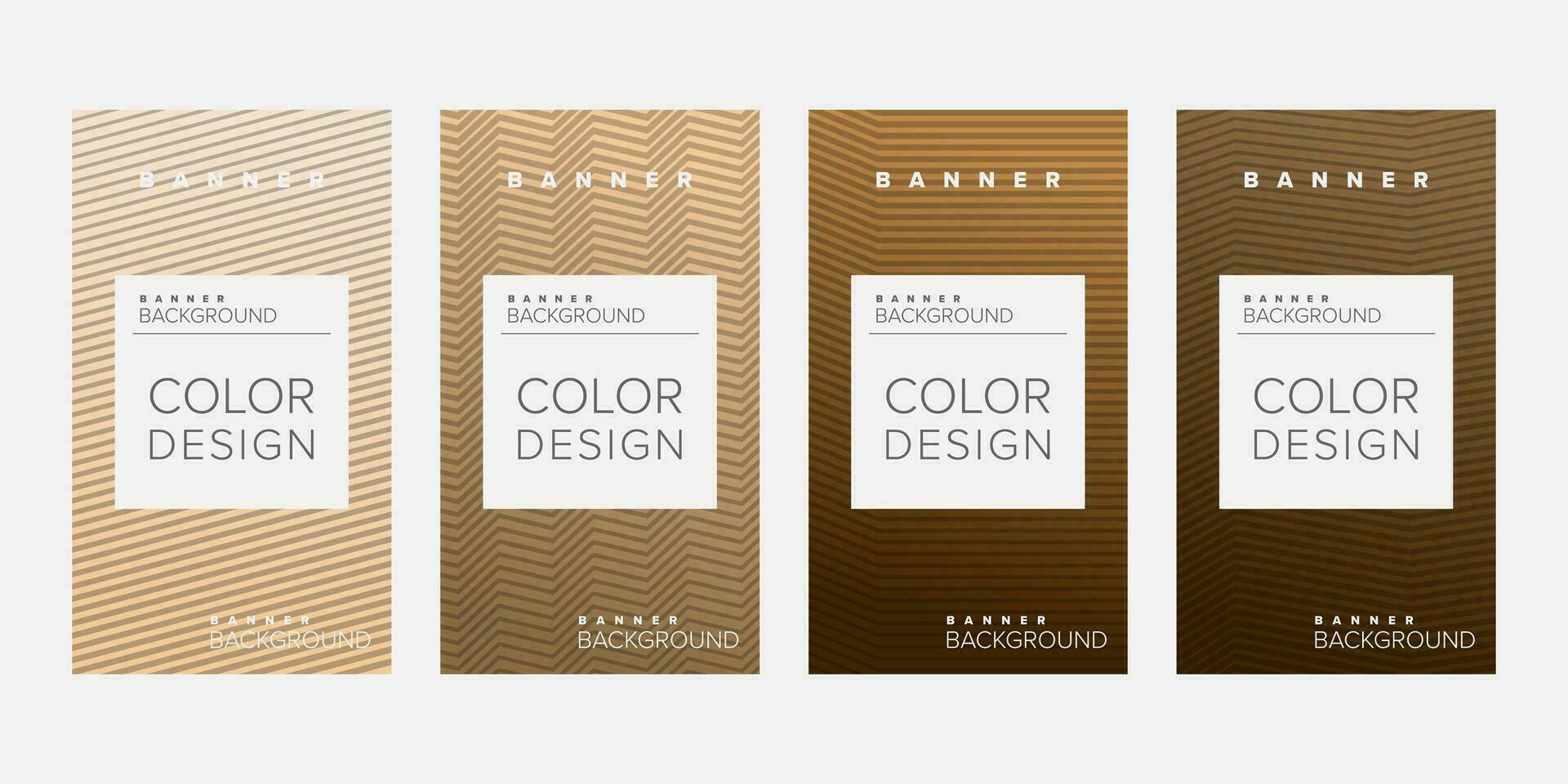 Background banner geometric line color design vector, vertical banner set vector