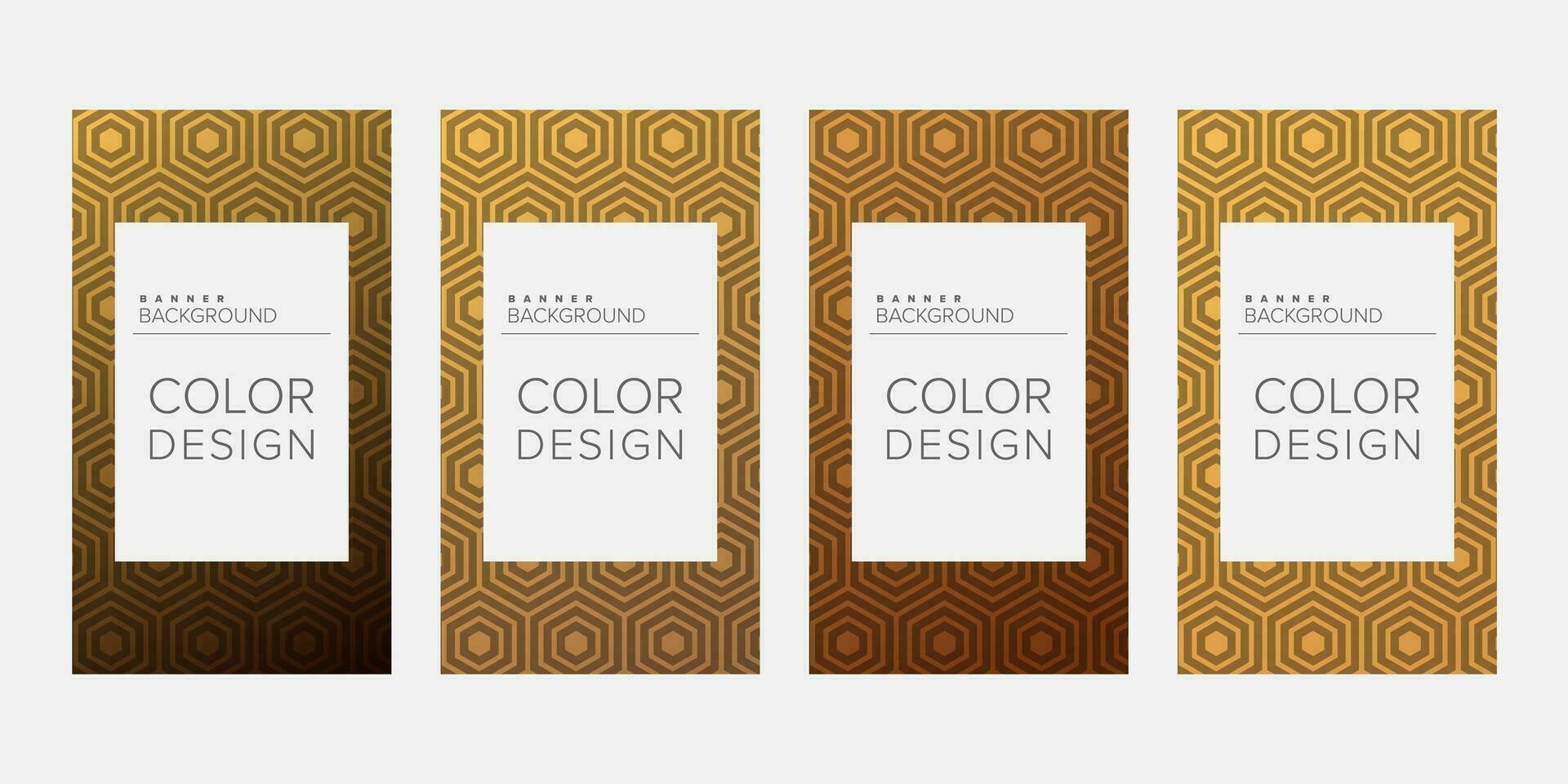 Background banner geometric line gradient color design vector, vertical banner set vector