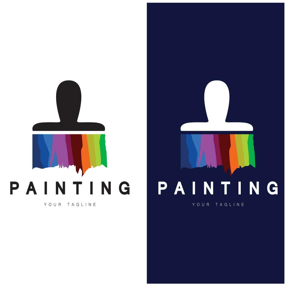 Paint Logo Template vector icon
