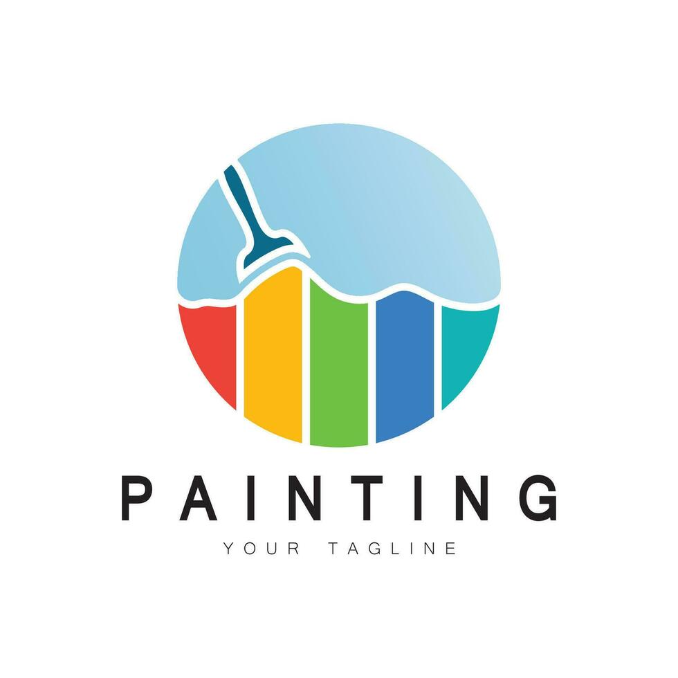 Paint Logo Template vector icon