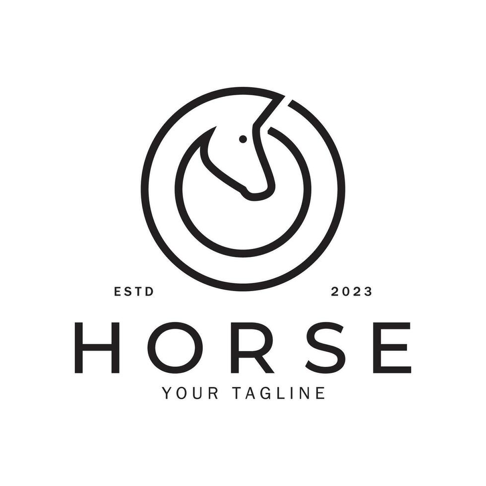 Chess strategy game logo with horse, king, pawn, minister and rook. Logo for chess tournament, chess team, chess championship, chess game application. vector