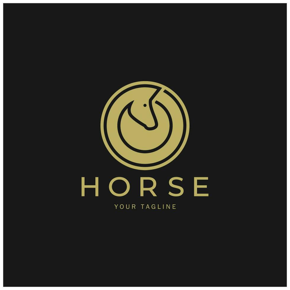 Chess strategy game logo with horse, king, pawn, minister and rook. Logo for chess tournament, chess team, chess championship, chess game application. vector