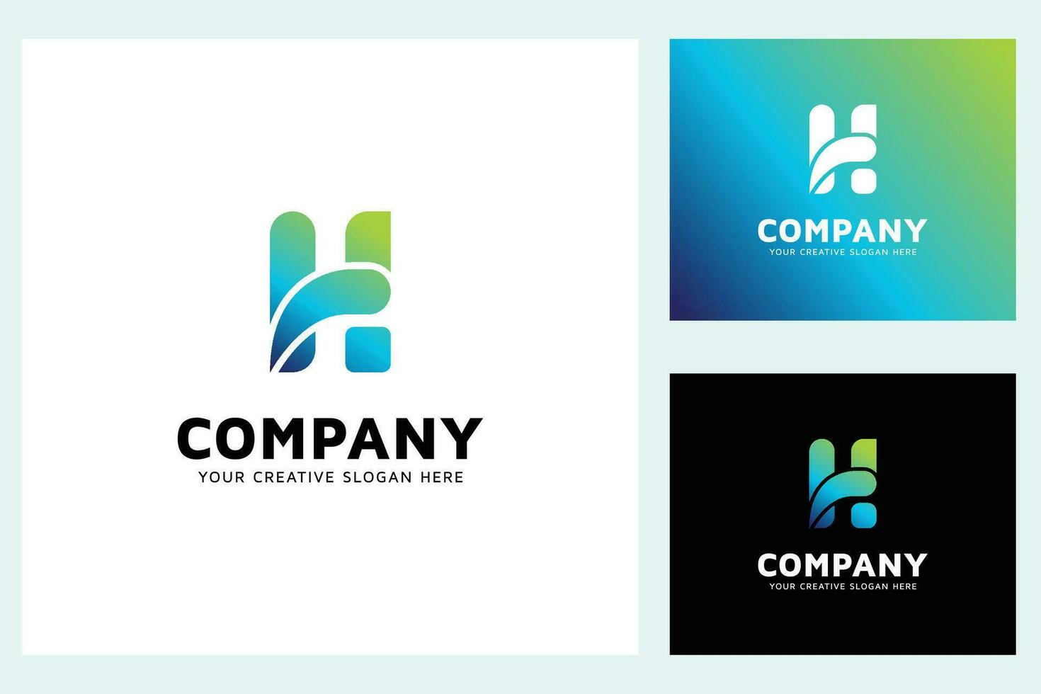 Symbol H Letter Logo Design vector