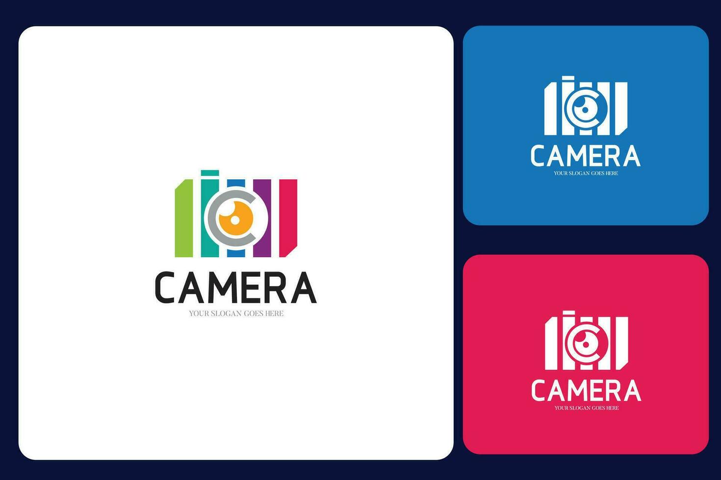 Camera Logo Design Template vector