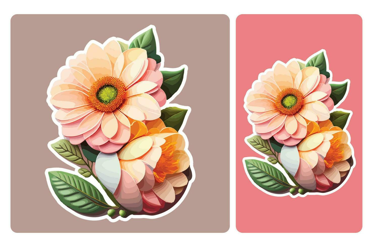 Flower Vector Illustration Design