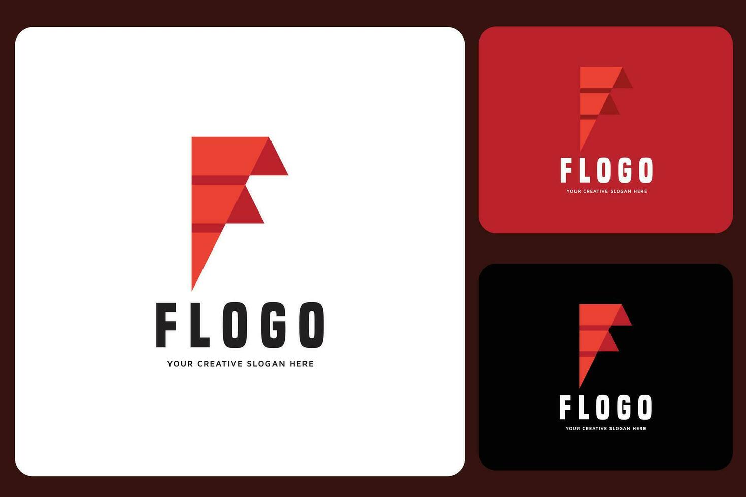 plantilla de diseño de logotipo de letra f vector