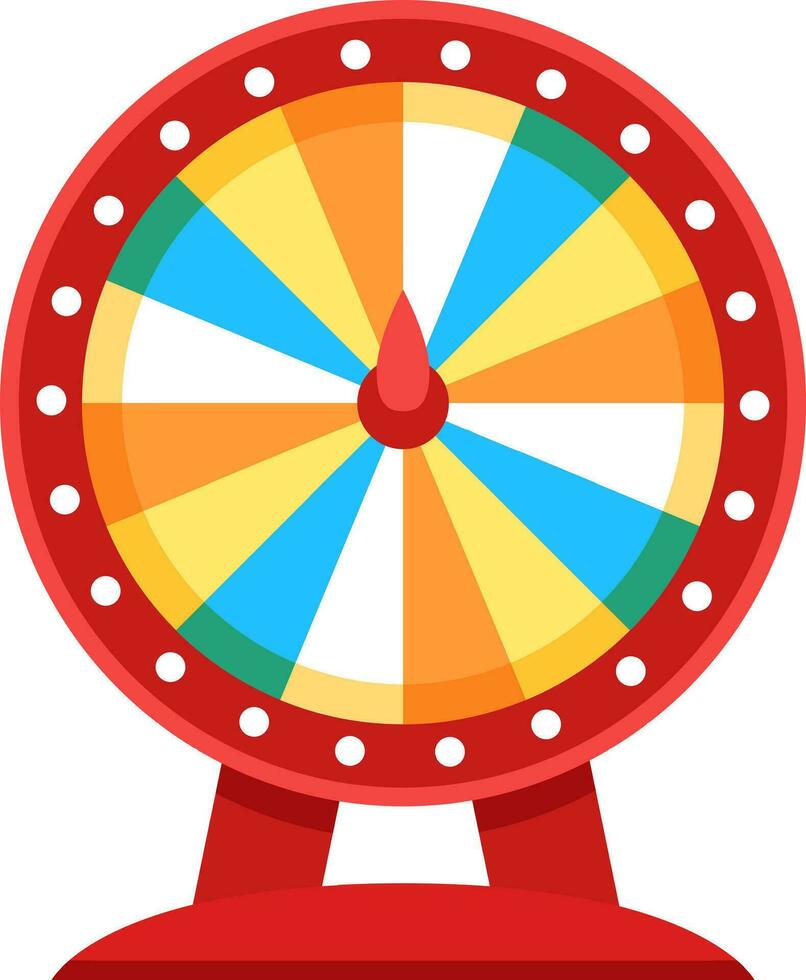 Fortune wheels, lucky spinning roulette, casino spin game. Colorful prize wheel, lottery prize roulettes games, money gambling flat vector set