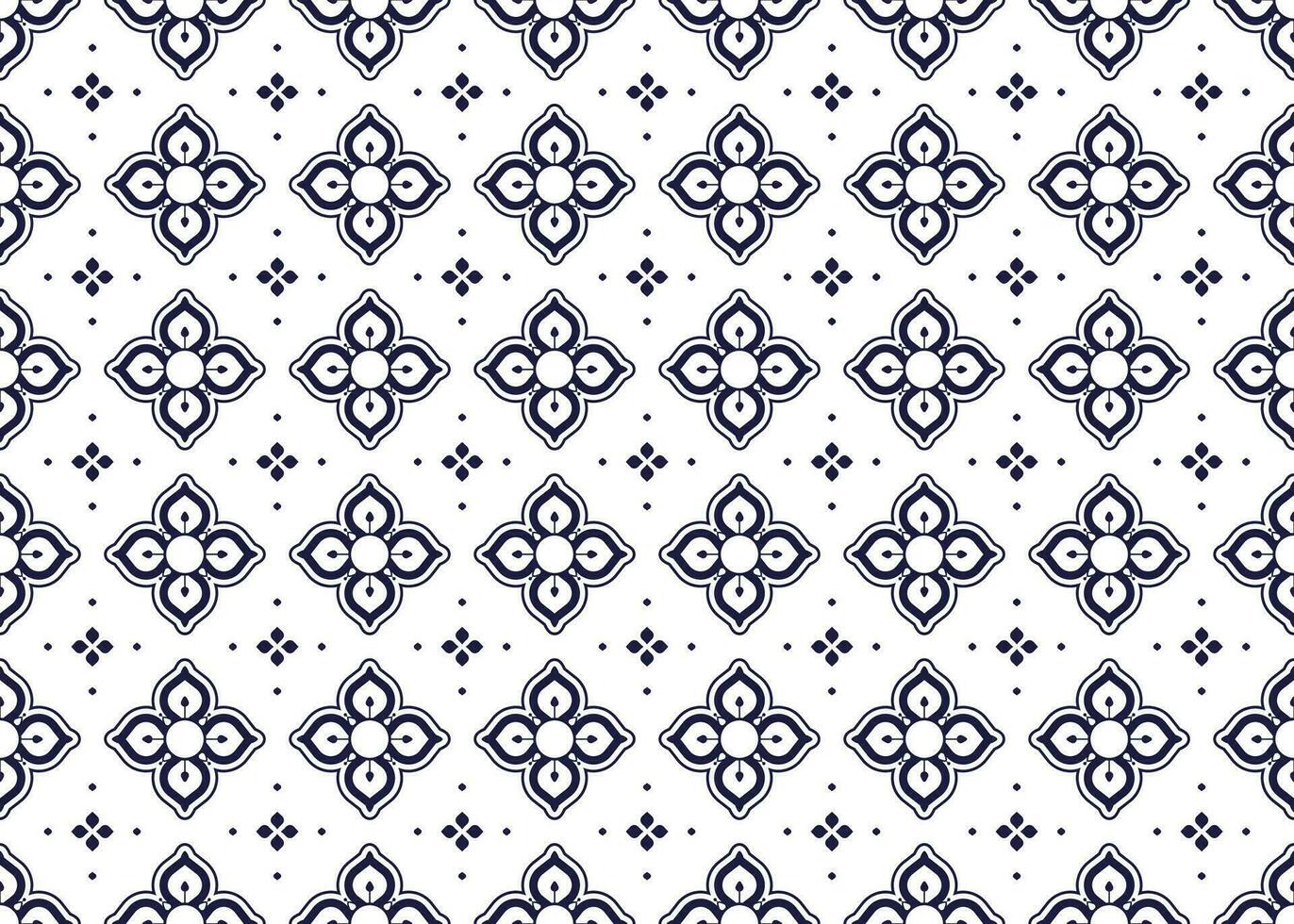 geometric flower and mandala ethnic fabric seamless pattern for cloth carpet wallpaper background wrapping etc. vector