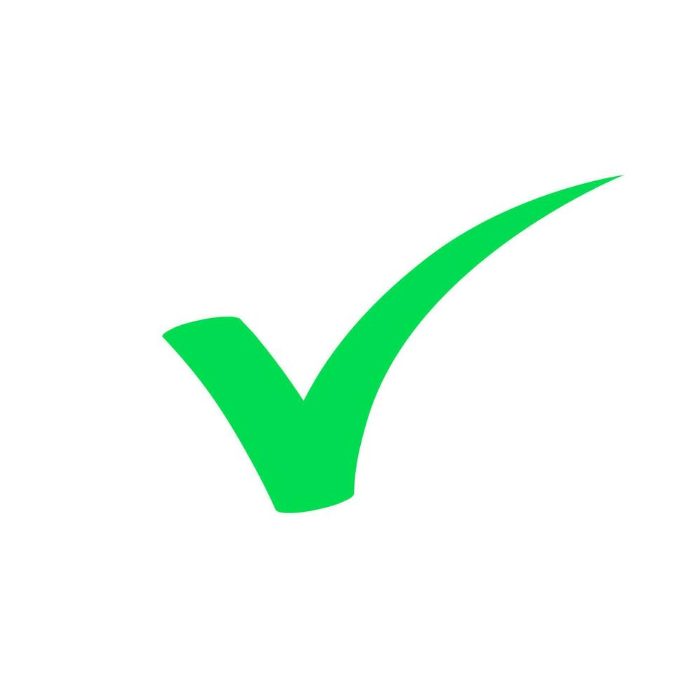 marca de verificación o confirmar circulo icono botón vector