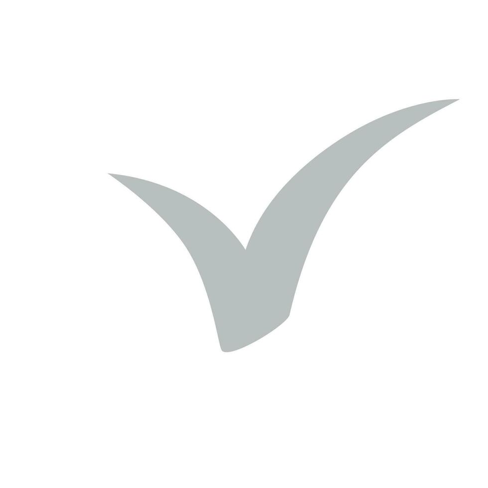 Checkmark icon, vector