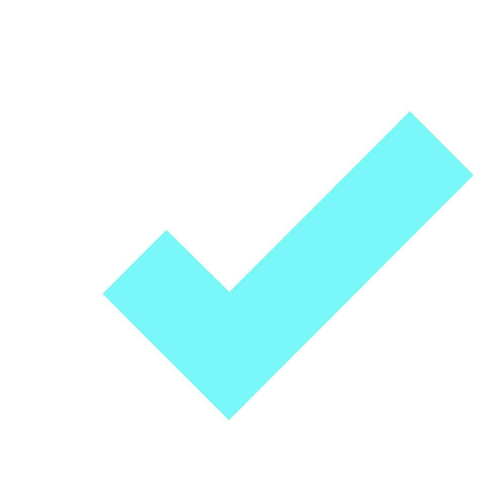 marca de verificación o confirmar circulo icono botón vector