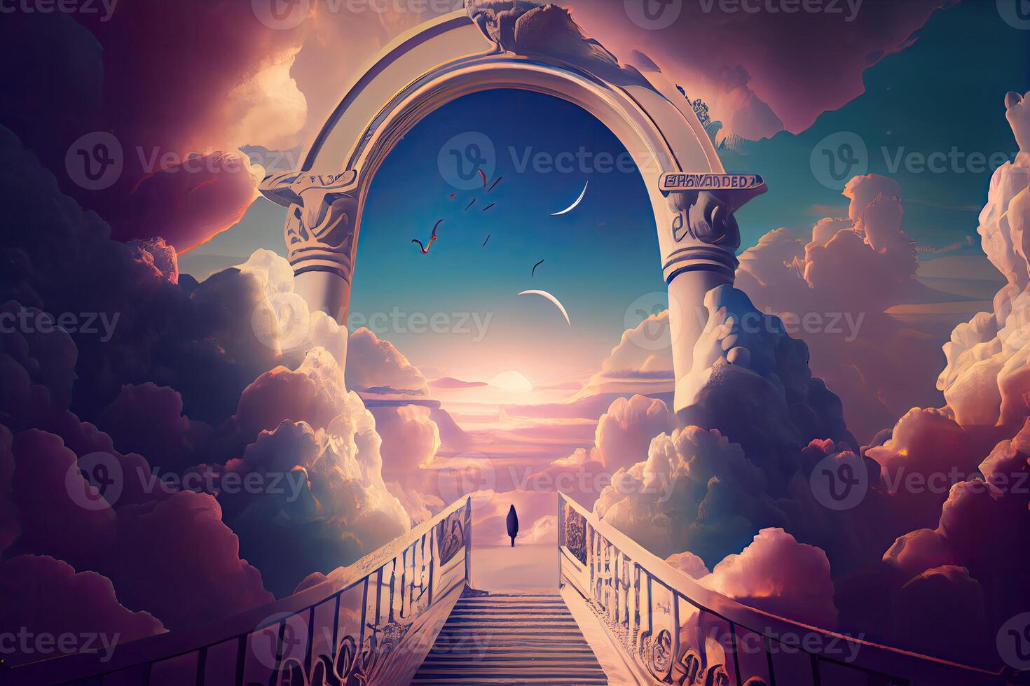 Passages to Paradise An Illustration of the Heaven's Gates photo