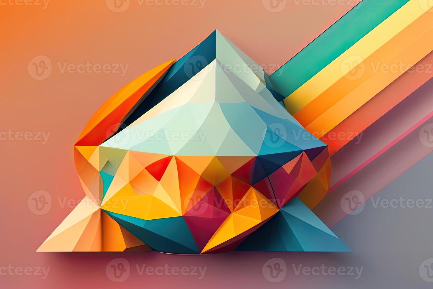 Colorful Bright Design of Abstract Background. photo