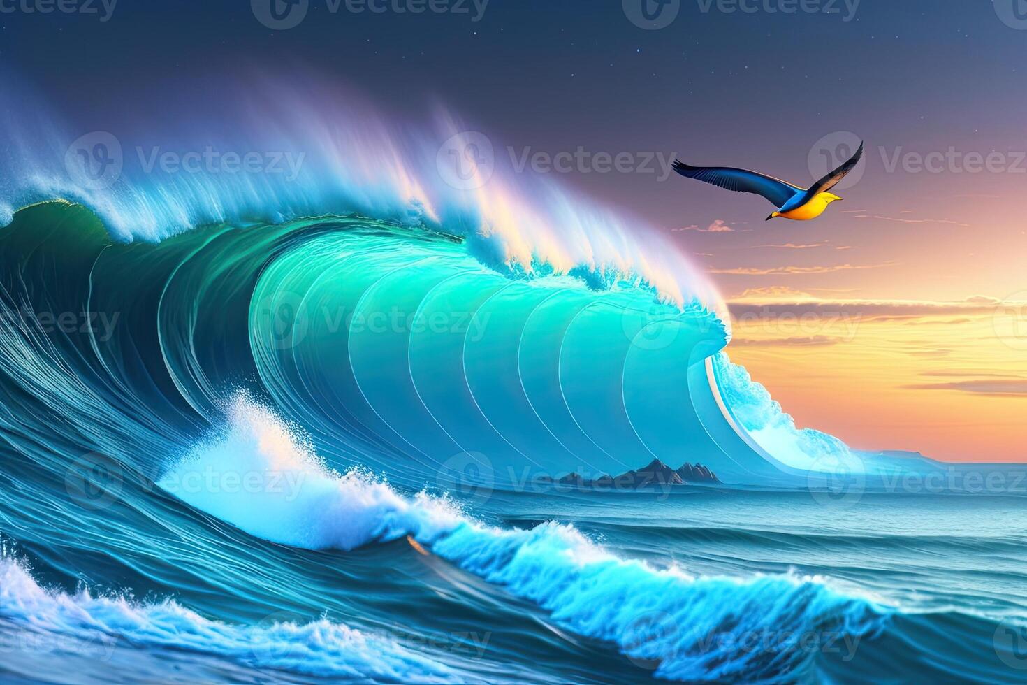 Mother Ocean Day Background photo