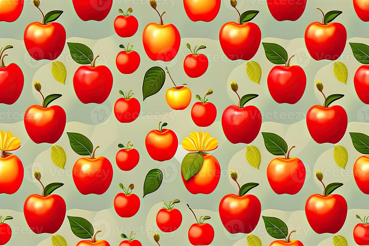Apple Colorful Background Pattern. photo