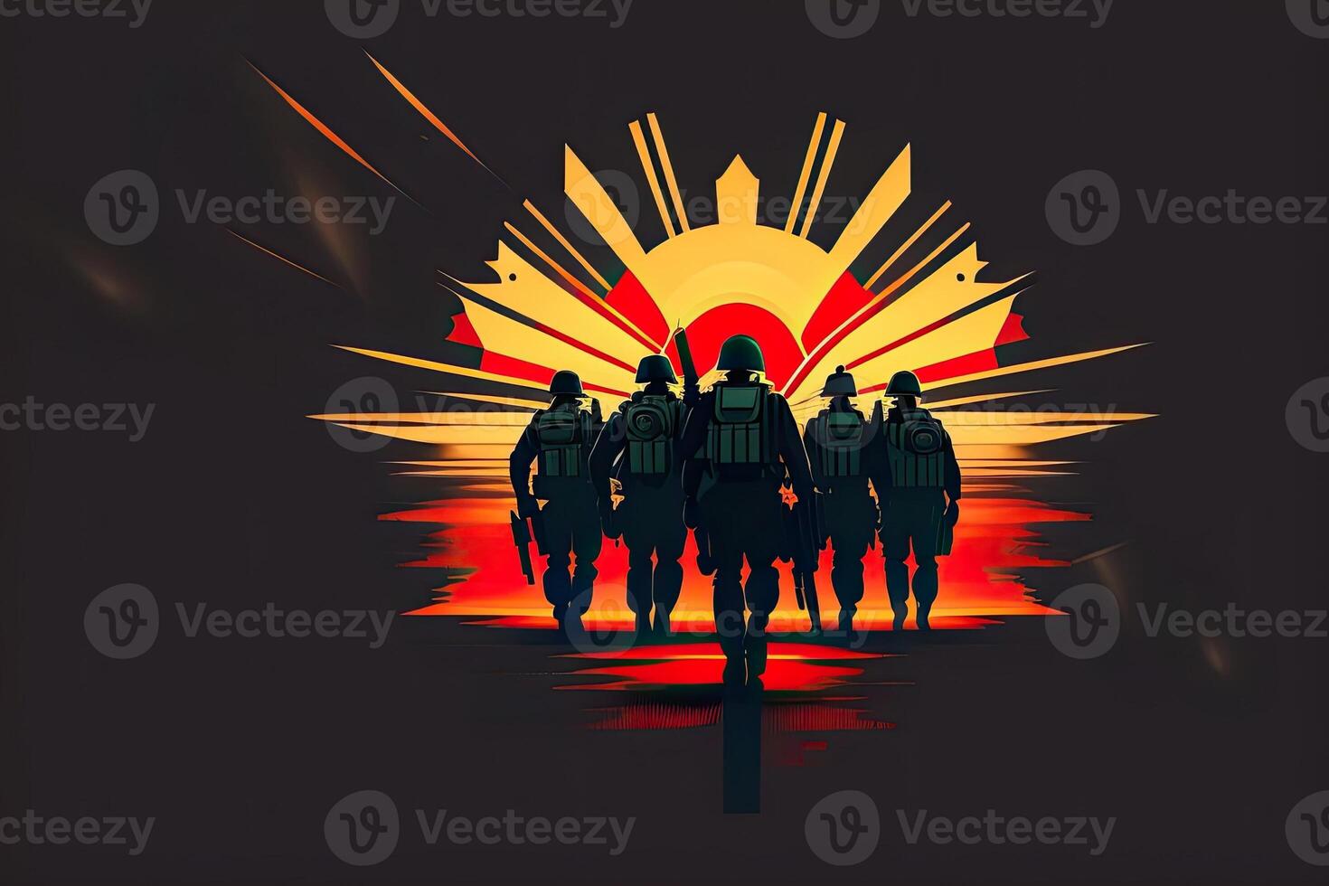 Anti-Terrorism Day Poster Illustration 25521919 Stock Photo at Vecteezy