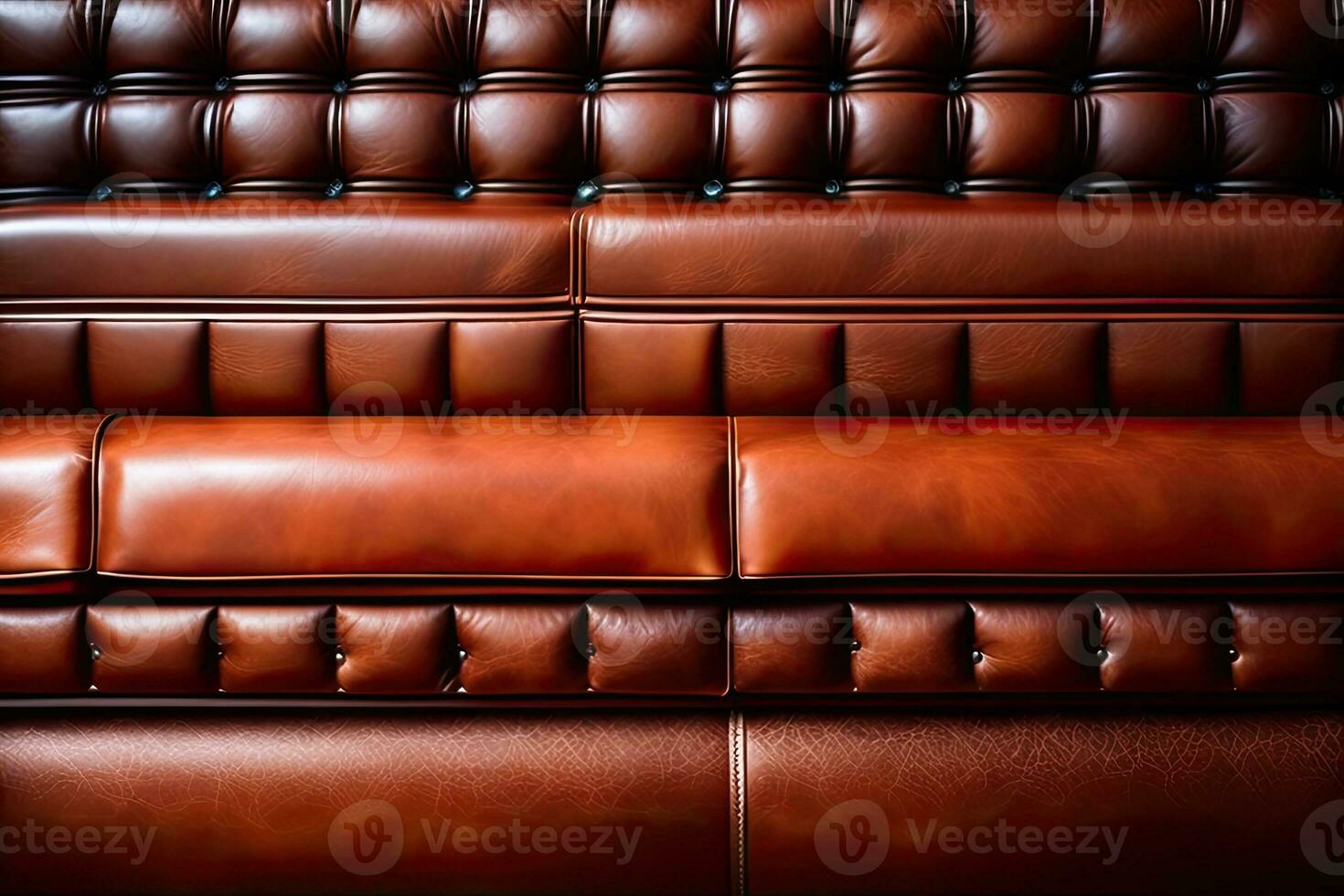 Brown Leather Texture Background Generative AI photo