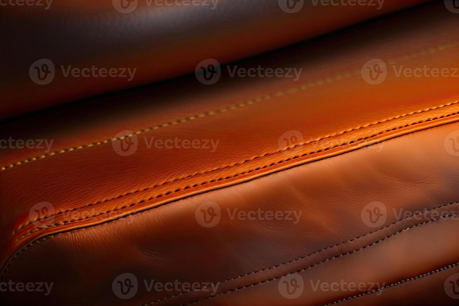 Brown Leather Texture Background Generative AI photo