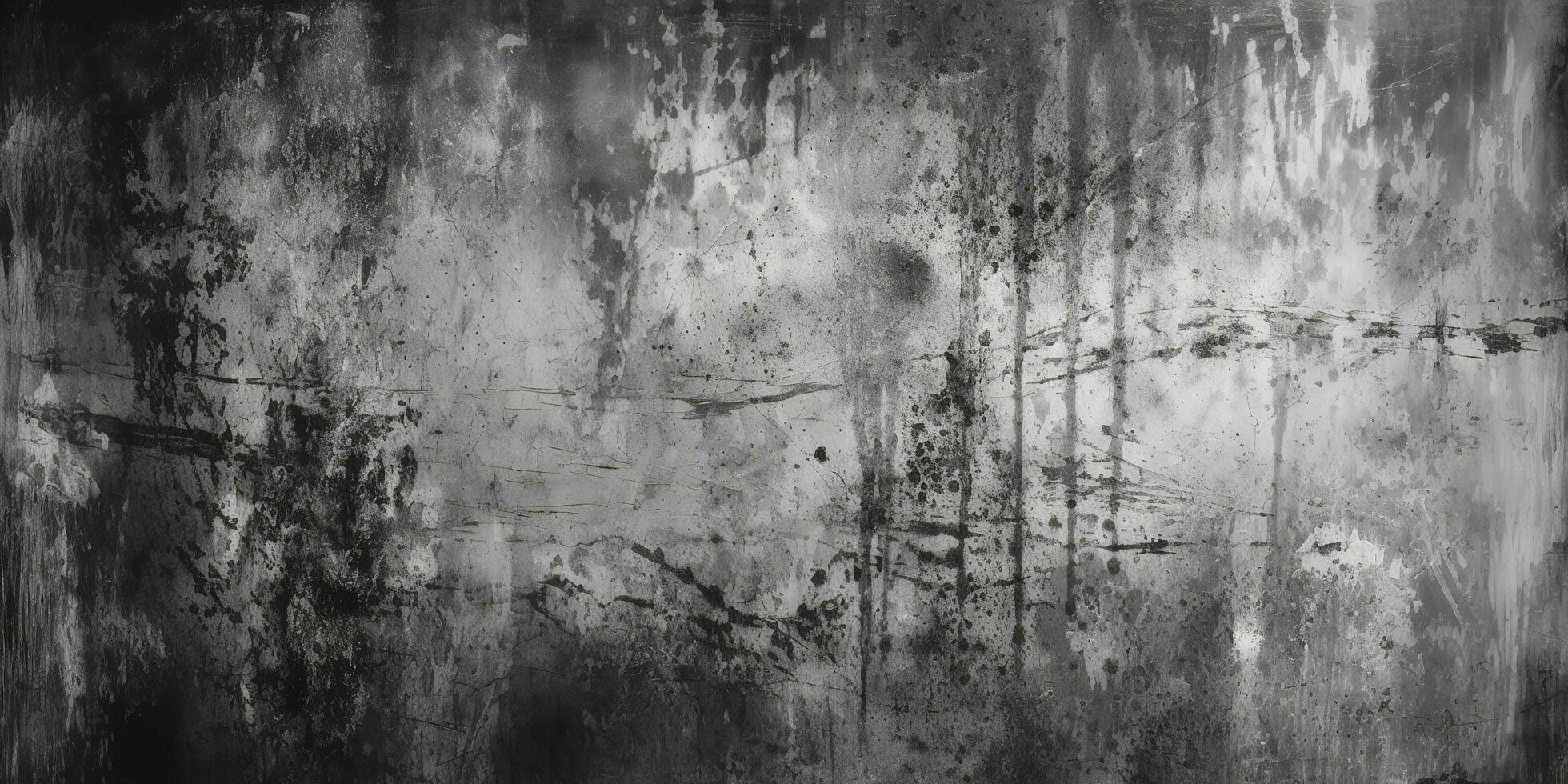 oscuro de miedo antecedentes oscuro negro hormigón pared de miedo Víspera de Todos los Santos antecedentes cemento textura , generar ai foto