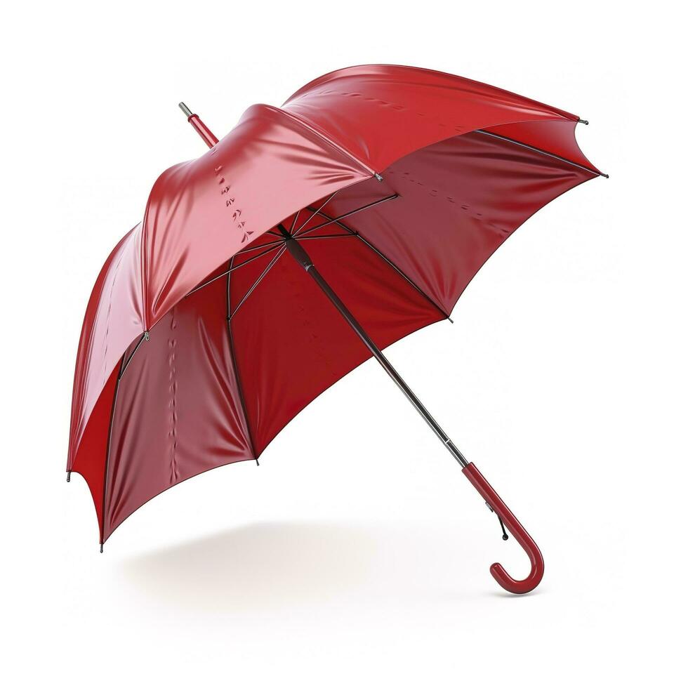 Umbrella isolated on white background, generate ai photo