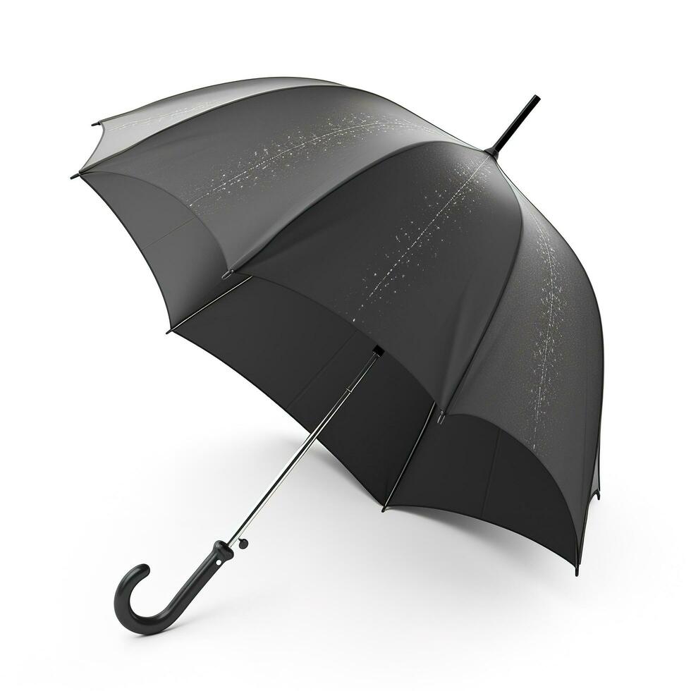 Umbrella isolated on white background, generate ai photo