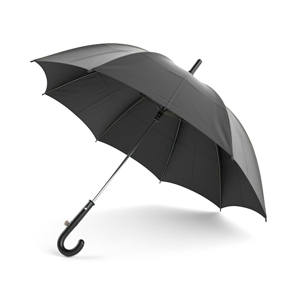 Umbrella isolated on white background, generate ai photo